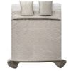 Colcha de cama Verona Satin + Fundas de almohada Silver Steel