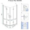 Cabina de la ducha Fold N2