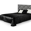 Colcha de cama Verona Satin + Fundas de almohada Black