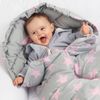 Saco de dormir para bebés 4 en 1 Horse Grey-Purple